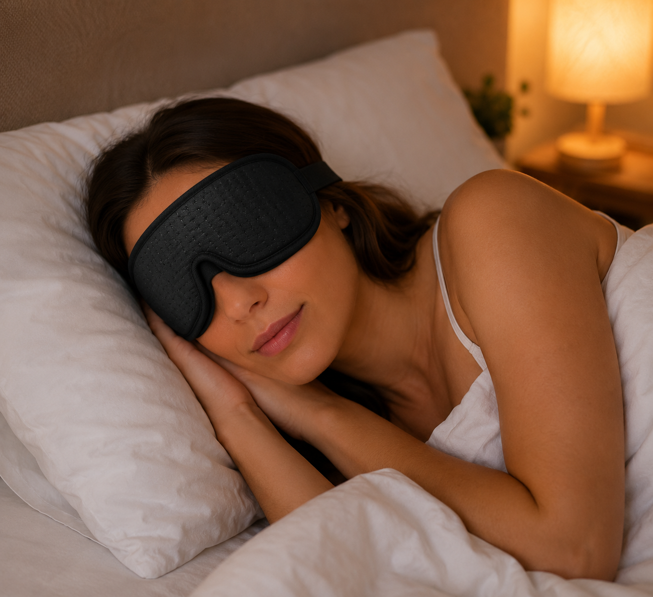 Wellvy 3D Schlafmaske — Kein Licht, kein Druck, nur tiefer Schlaf