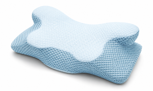 Wellvy Ergonomisches Schlafkissen — Memory Foam für Nacken, Schultern & Wirbelsäule
